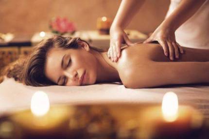 Aromatherapy massage ritual